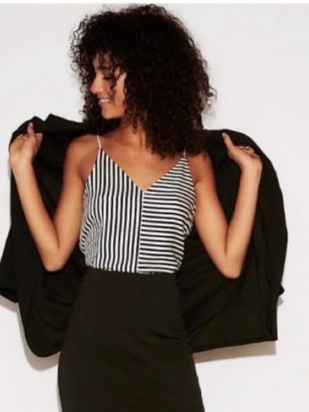 ☆ EXPRESS Striped Downtown Cami
